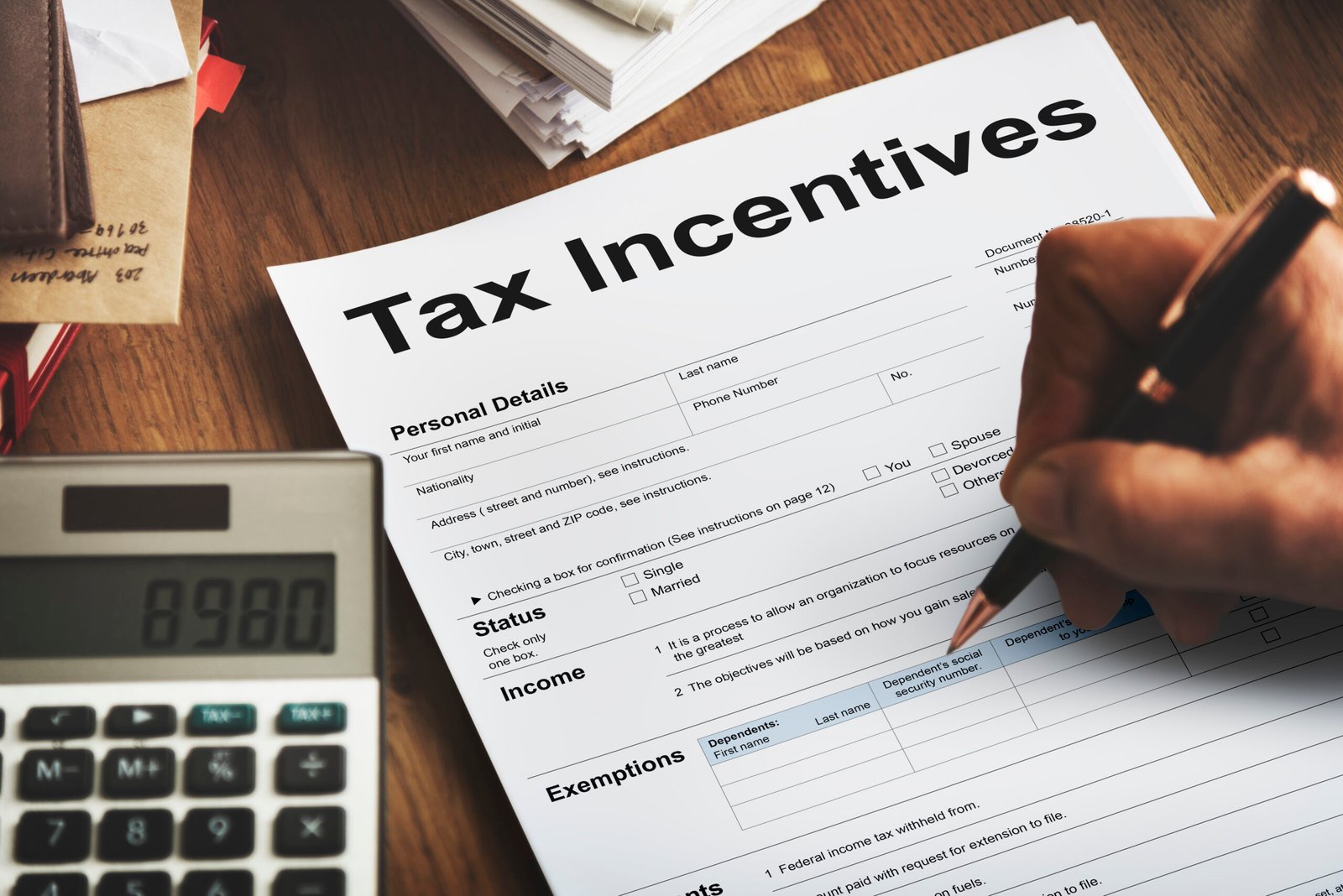 Tax Incentive Audit Benefit Cash Payment Income Concept